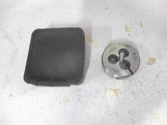 (314-1022) #6-32 UNC 13/16" High Speed Steel RH Round Adjustable Die 