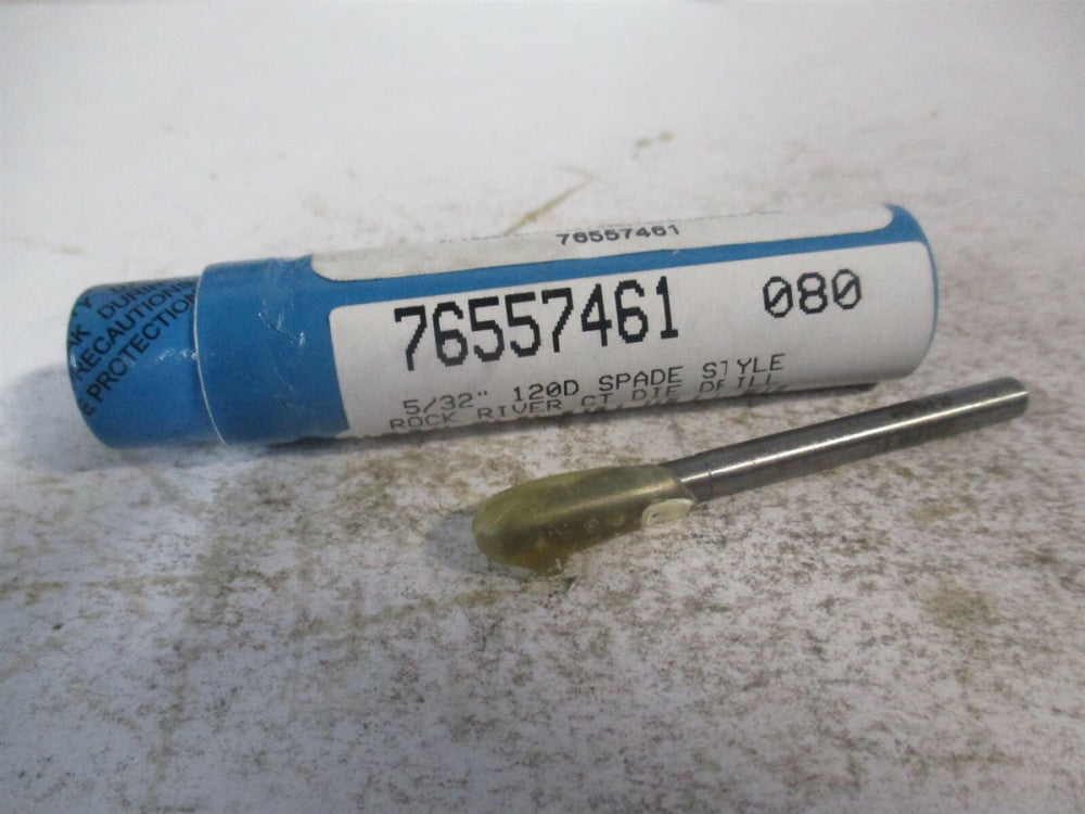 (267410) 5/32" x 2" OAL 120° Point Bright Solid Carbide Die Drill Bit 