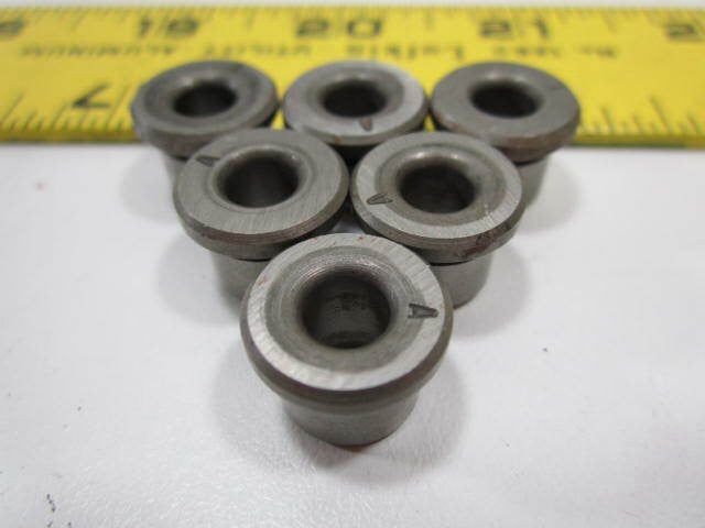 (H28-5) A x 7/16 x 5/16" "A" Head Press Drill Bushings NEW - Lot of 6 