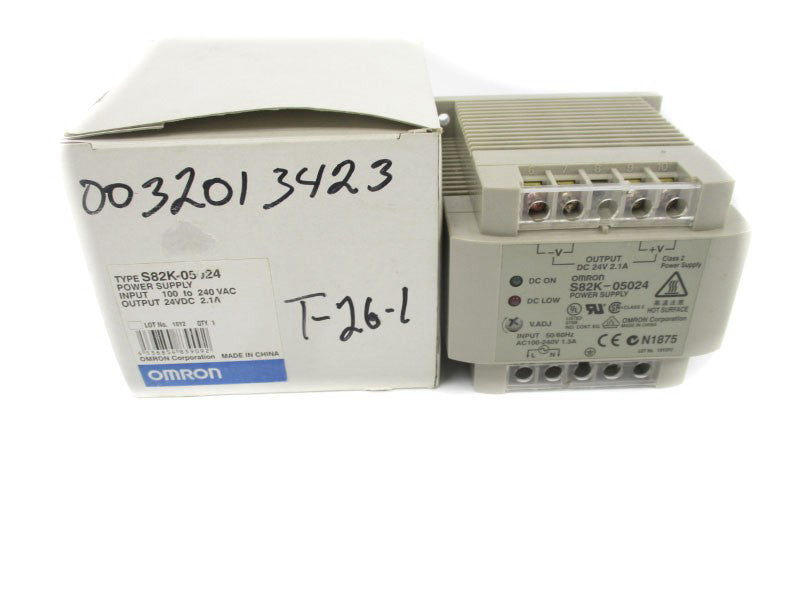 OMRON S82K-05024 100-240VAC 1.3A NSMP