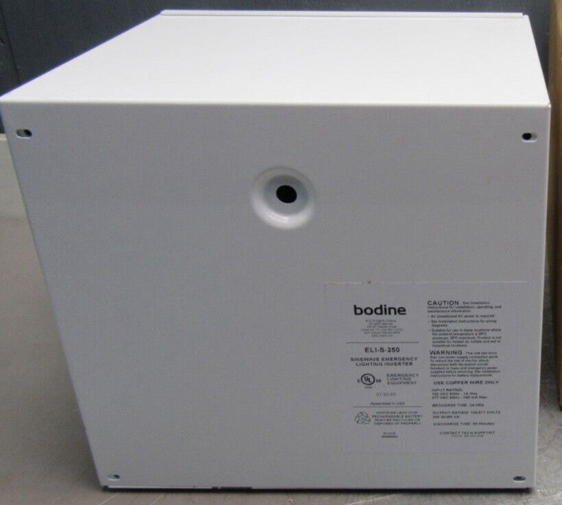 BODINE ELI-S-250 SINEWAVE/DIMMING EMERGENCY LIGHTING INVERTER NEW NOT IN BOX !!