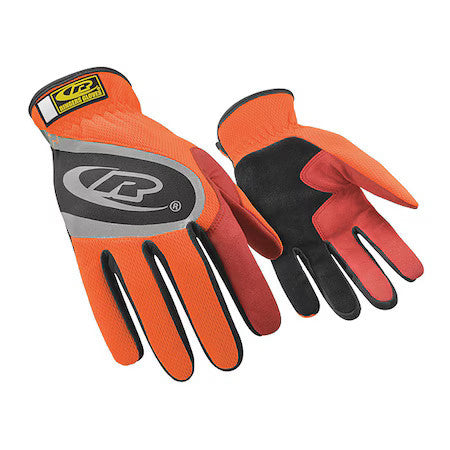Ringers Gloves 116-12 Turbo Plus Mechanics Gloves, Synthetic Leather Palm,
