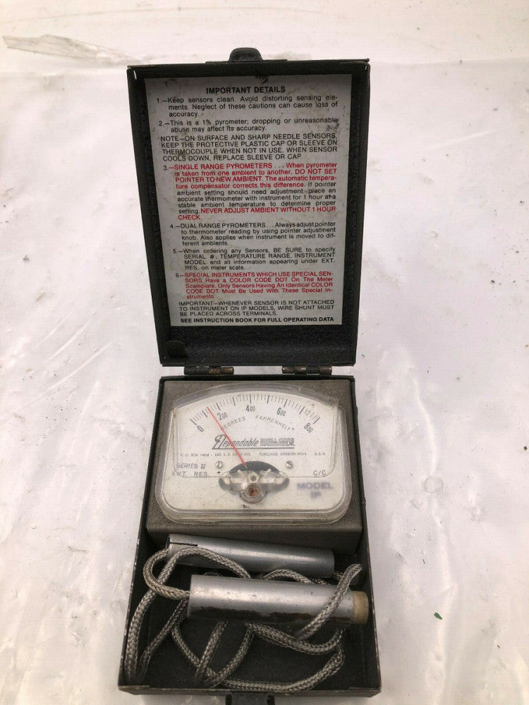 Dependable Shell Core Machines, Inc MODEL IP Pyrometer 0-800°F 