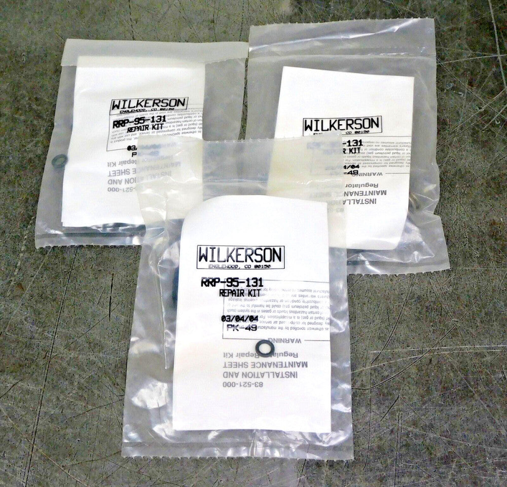 Wilkerson RRP-95-131 Self Relieving Repair Kit Lot of Three  (3)