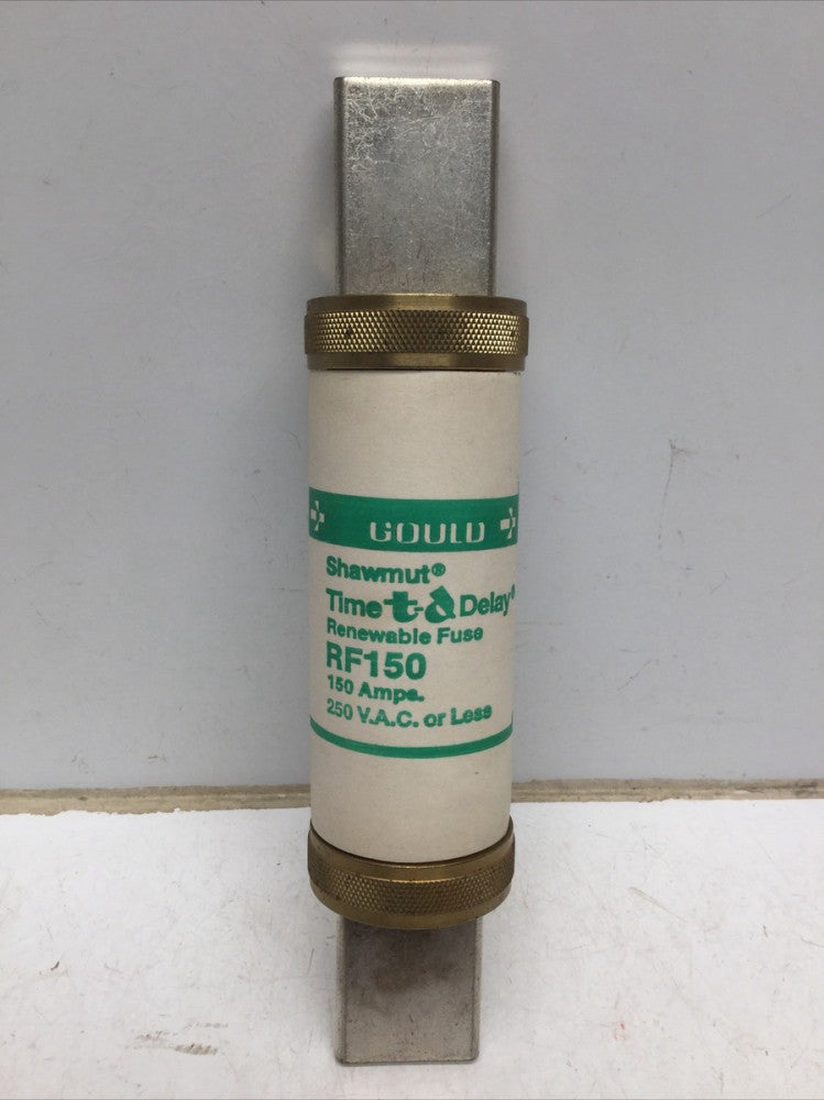 GOULD Shawmut RF150 Time Delay Renewable Fuse 150 AMP 250 VAC