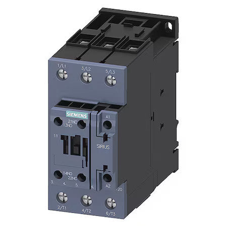 Siemens 3Rt20351al20 Iecpowercontactor,Non-Reversing,230Vac