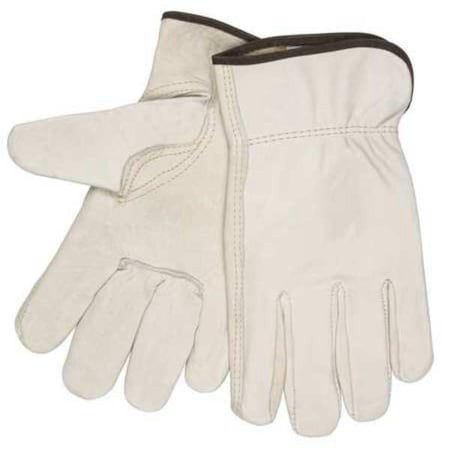 Mcr Safety 3211Xxxl Leather Drivers Gloves, Shirred Slip-On Cuff, Keystone