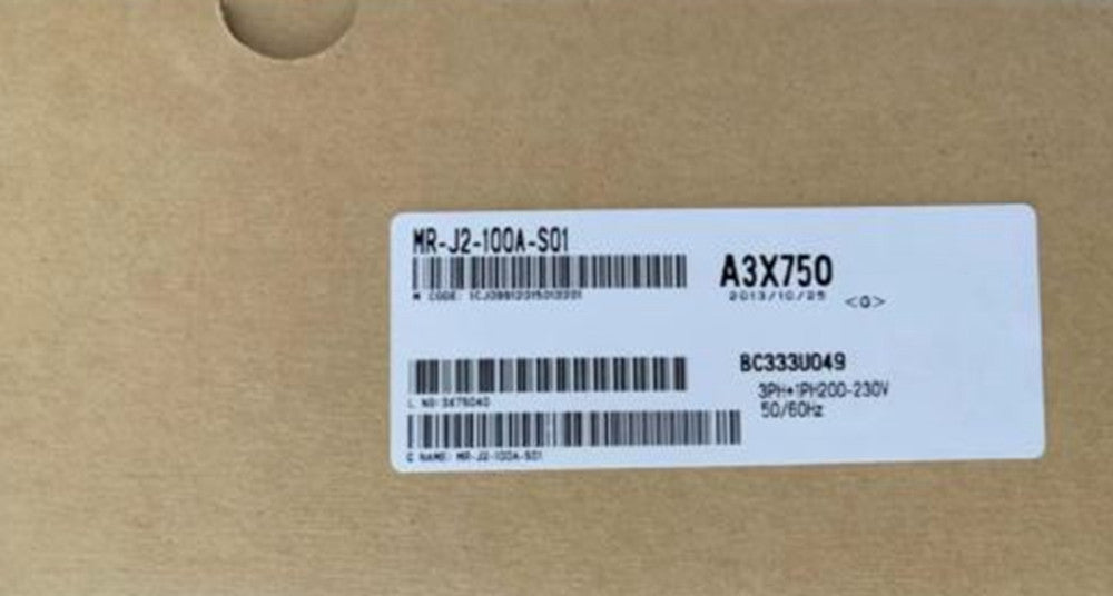 One Brand New MITSUBISHI MR-J2-100A-S01 Servo Motor Driver