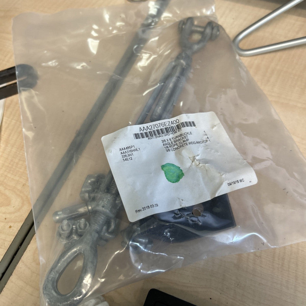 Otis Elevator - OEM Anti-Snag Ground Turnbuckle & Hardware Kit - AAA27076EZ400
