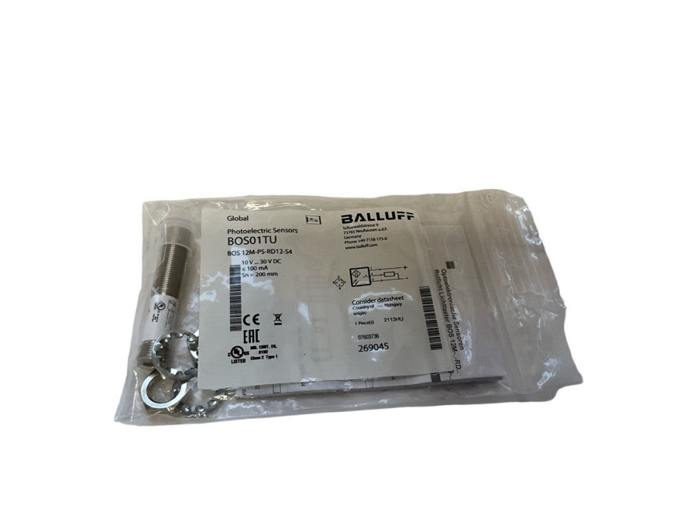 BALLUFF BOS01TU BOS 12M-PS-RD12-S4 Proximity Sensor