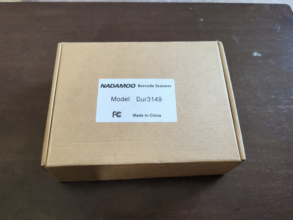 Nadamoo Wireless 2D Barcode Scanner Bur3149 New - Open Box