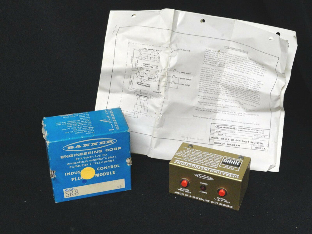 BANNER - Corp Industrial - CONTROL MODULE SHIFT REGULATOR - SR-8 (NEW in BOX) 
