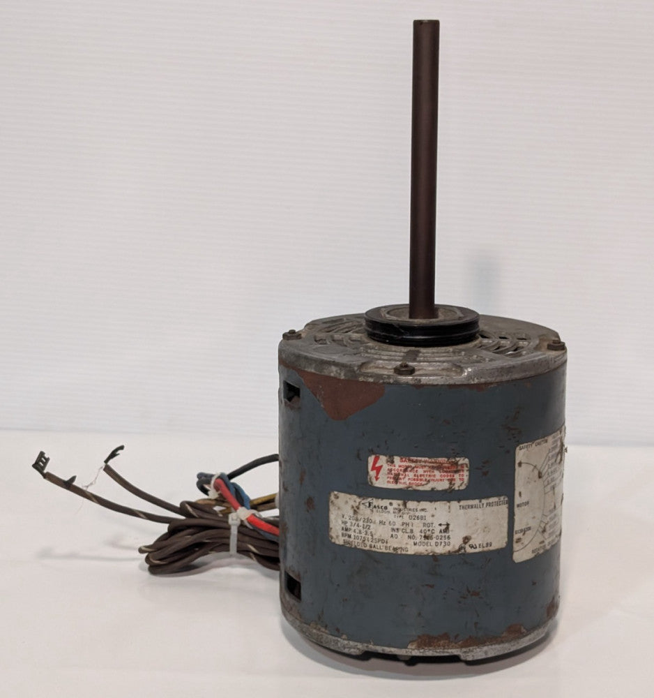 Fasco U26B1, D730 Blower Motor, 3/4-1/2 HP, 208/230V, 1075 RPM, Thermal Protect