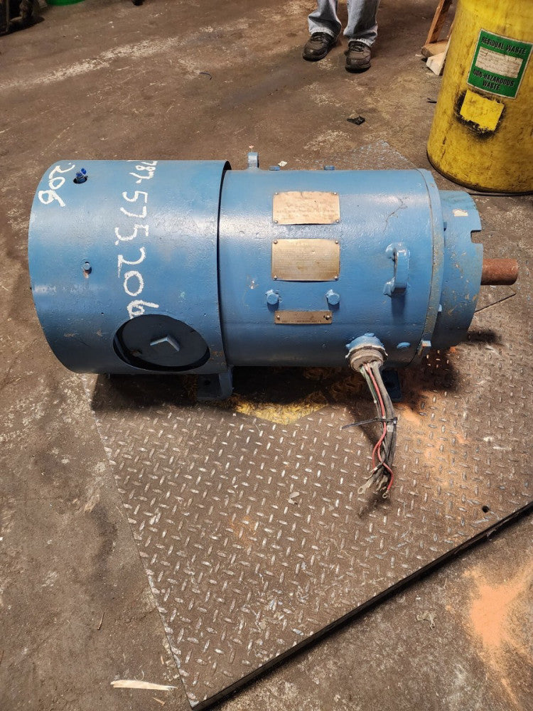 REBUILT GE 25 HP DC ELECTRIC HAZARDOUS LOC MOTOR CD328AT 550 VDC 1750 RPM 