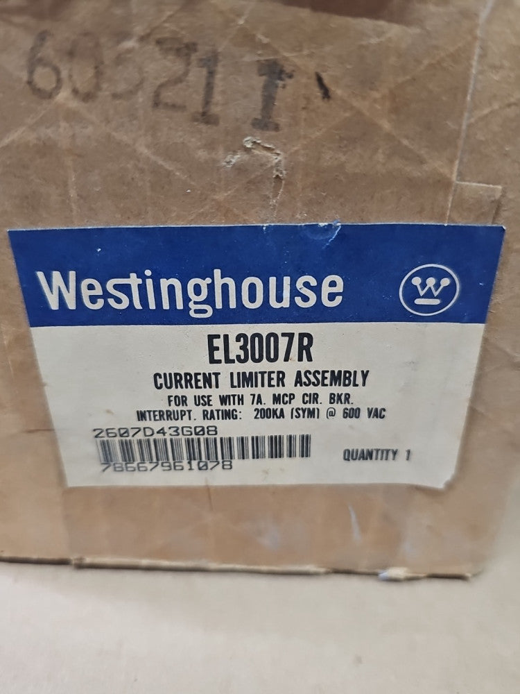 NEW OLD STOCK WESTINGHOUSE CURRENT LIMITER EL3007R  7AMP 600VAC EL3007R