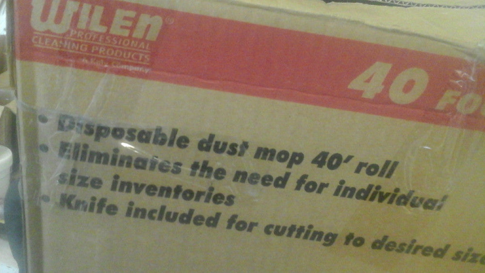 Wilen C630000, Tie-Free Roll-Out Disposable Dust Control, 40 Length Case of 1