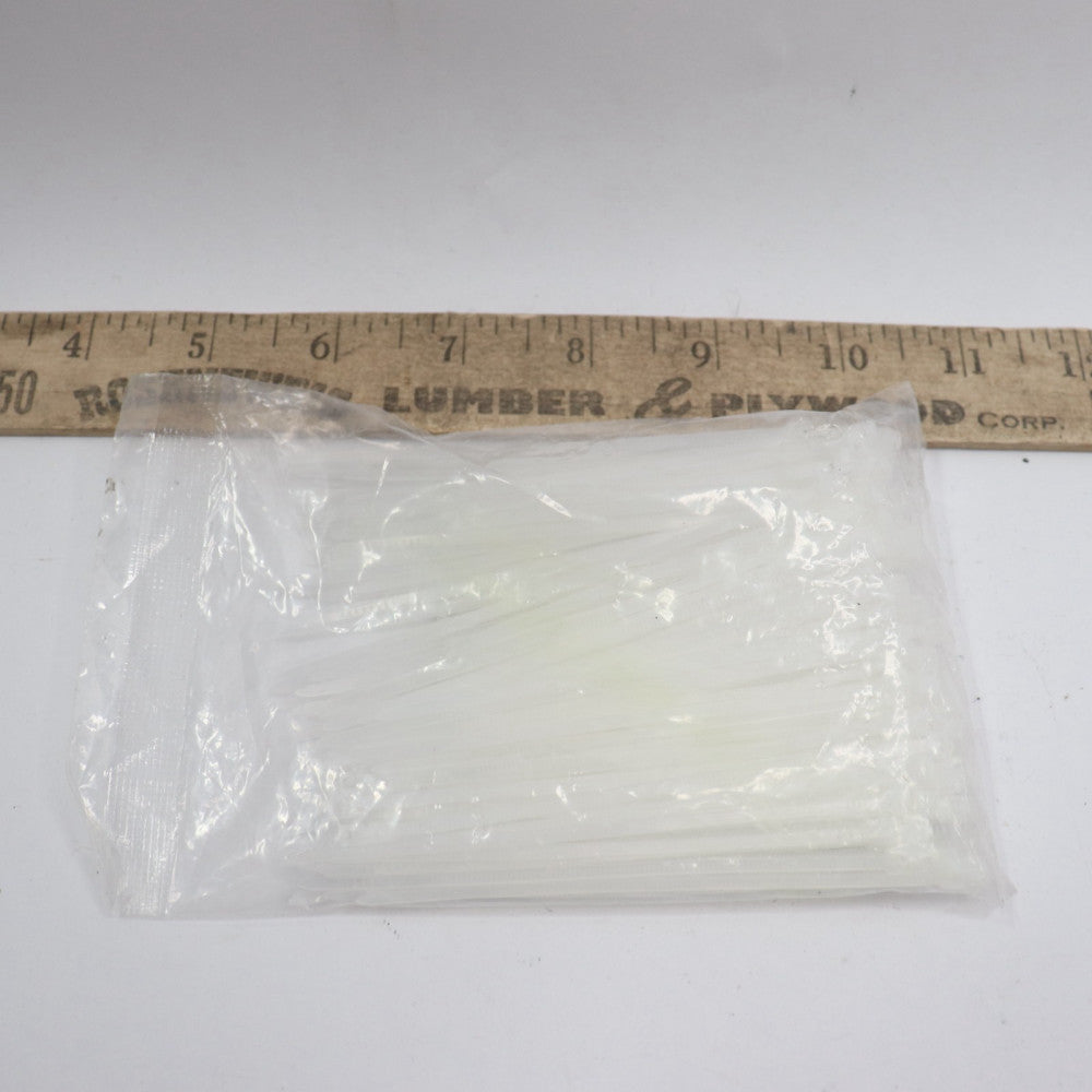 (150-Pk) Natural Cable Ties Nylon White 2.5mm X 100mm
