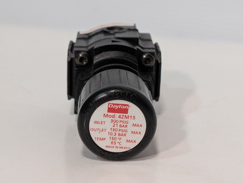 Dayton Electric Model #4ZM15 General Purpose Air Regulator, Size 3/8" NPT