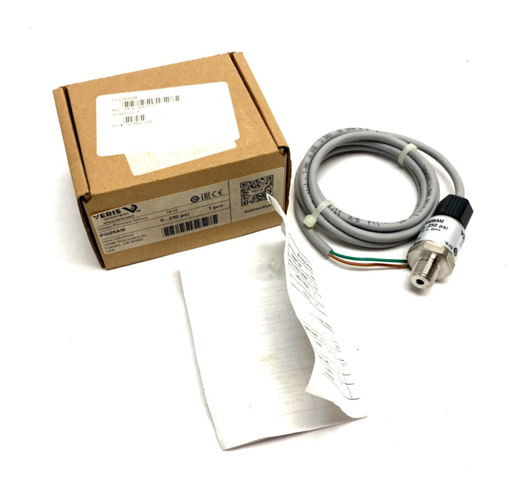 Veris PG08AM Static Pressure Gauge Sensor 0... 250psi