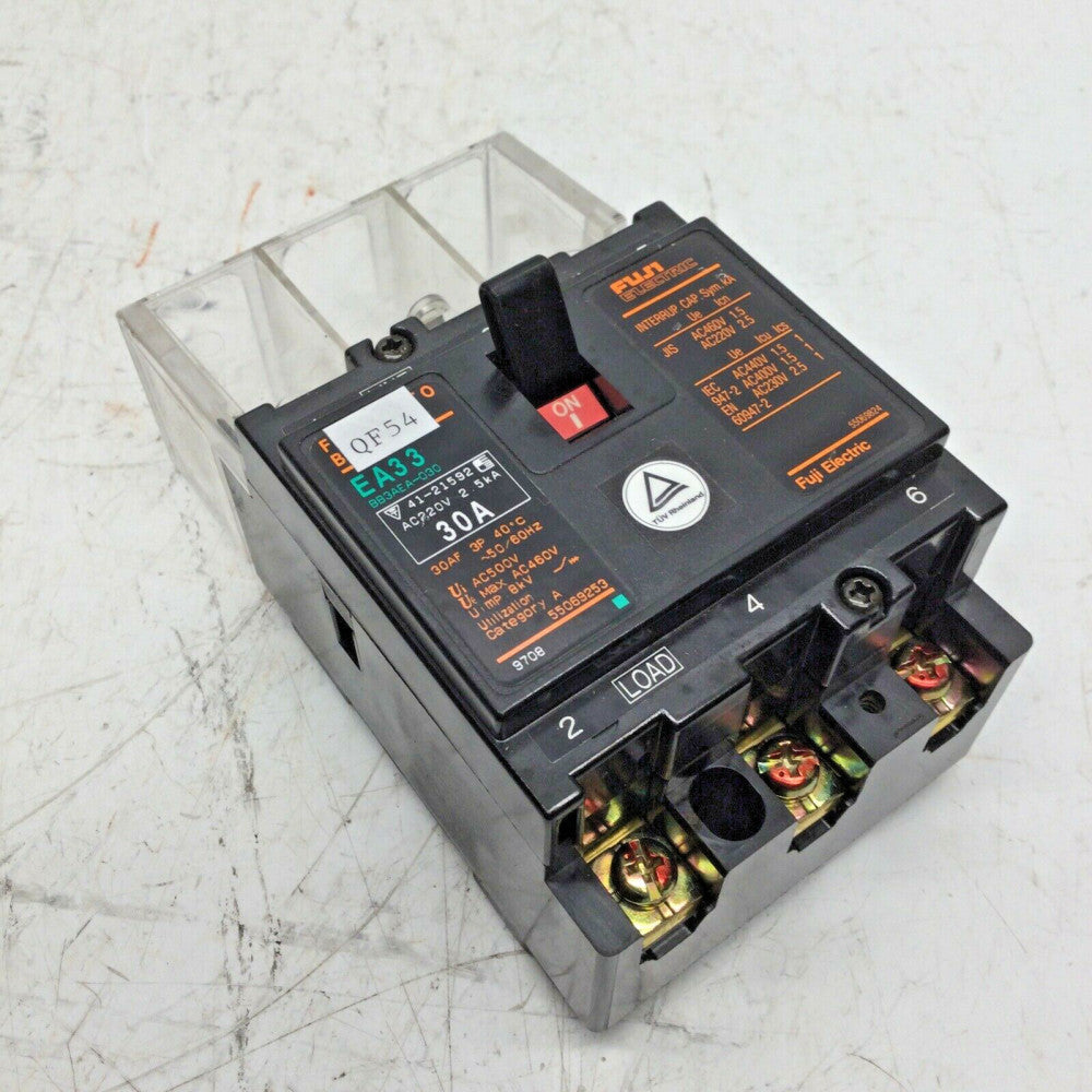 FUJI ELECTRIC EA33 AUTO BREAKER 30 AMP 3 Pole (LOT#1)