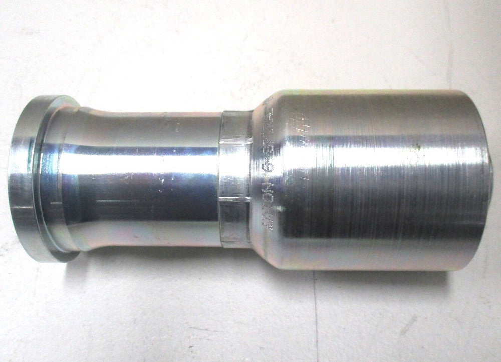 Eaton (1Z32FL24) 6-Spiral Code 61 Carbon Steel Straight TTC Crimp Fitting