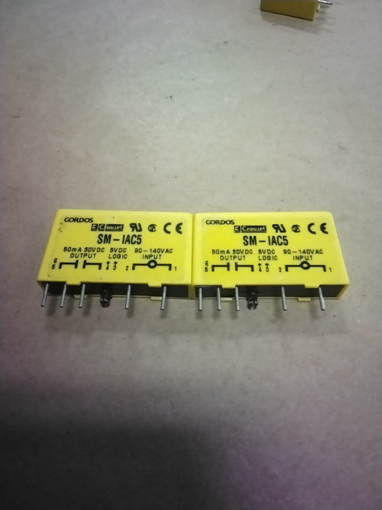CROUZET Gordos SM-IAC5 PLC MODULE, Lot Of 2