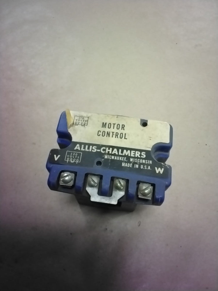 ALLIS CHALMERS D71221-1 MOTOR CONTROL COIL 110/208-220V, 60-50CY