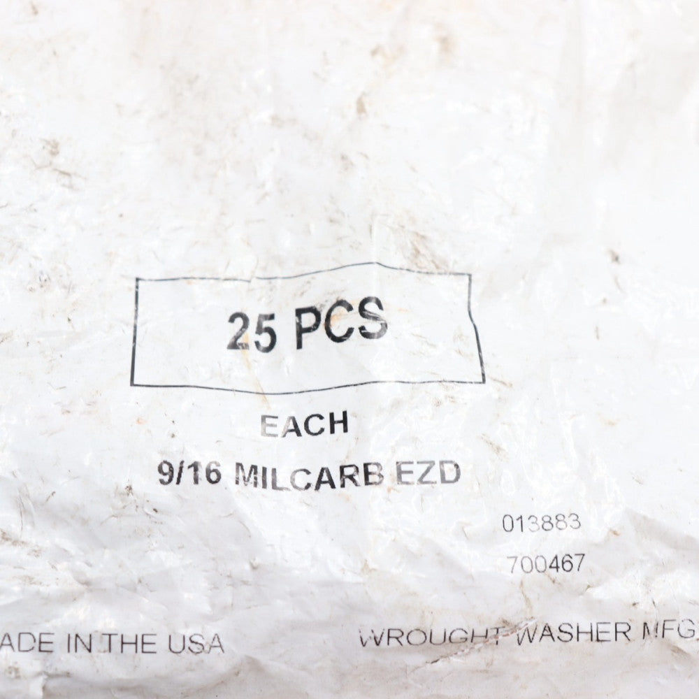 (25-Pk) Washers MILCARB EZD 9/16" 