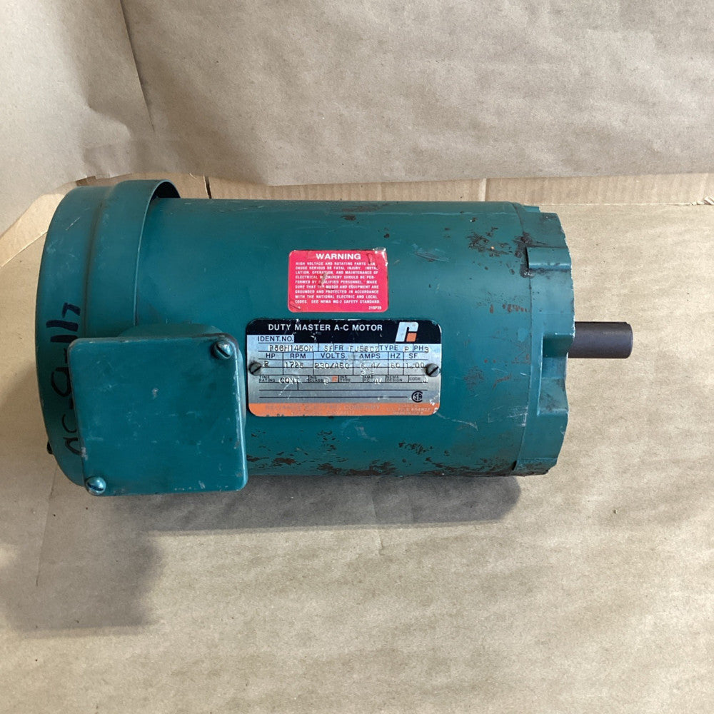 Reliance Electric P56H1450M, 2 HP 1725RPM 230-460, Frame FJ56C7
