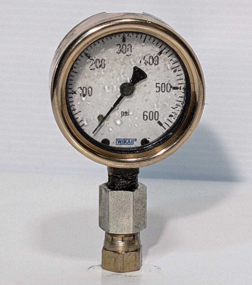 Wika Industrial Pressure Gauge, 600 Psi
