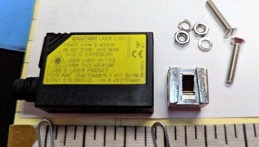 IFM OJSLOOKG/SO/AS THROUGH-BEAM LASER SENSOR TRANSMITTER OJ5041 [OF8]