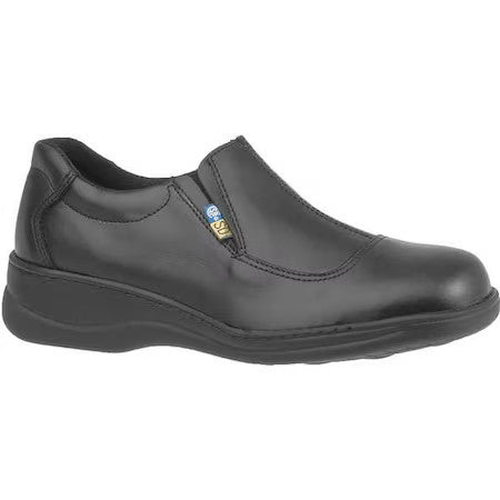 Mellow Walk 4085 0.5E Women's Loafer Shoe, 10 1/2 Leather Upper, Steel Toe, 4