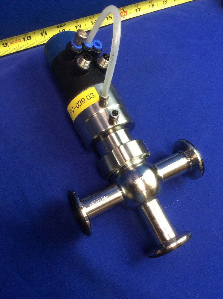 GEA VESTA 3-WAY STERILE VALVE, TYPE HTA/P-OD1"-MA-TV1.P2BK-1/0/52