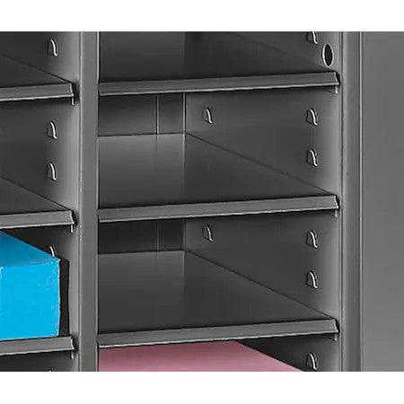 Tennsco 5005Bk Shelves,Legal Size,Black,Pk5
