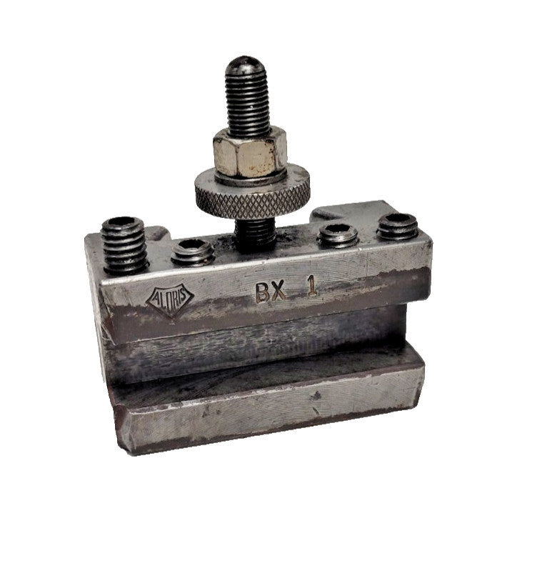 ALORIS LATHE TOOL POST HOLDER BX-1, TURNING AND FACING, 1-4" TO 5/8"