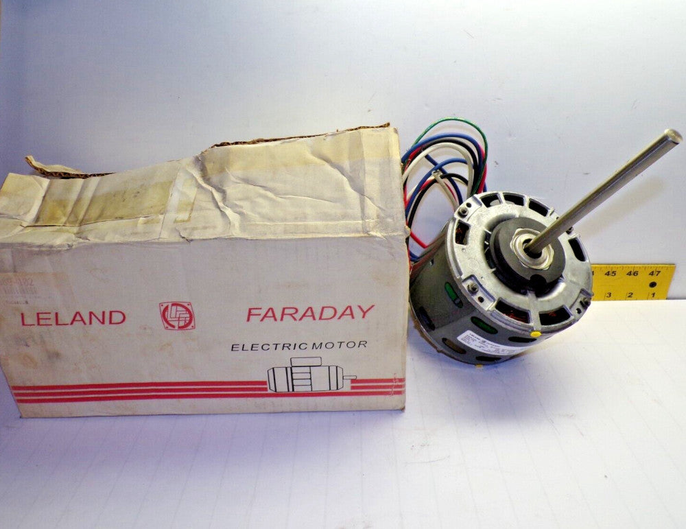 New Leland Faraday 1/4 HP AC Electric Motor 115V 1050 RPM Single Phase  EM3-971