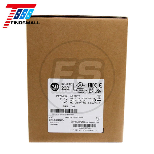 2022 Sealed Allen-Bradley 22B-D012N104 PowerFlex 40 5.5 kW 7.5 HP AC Drive