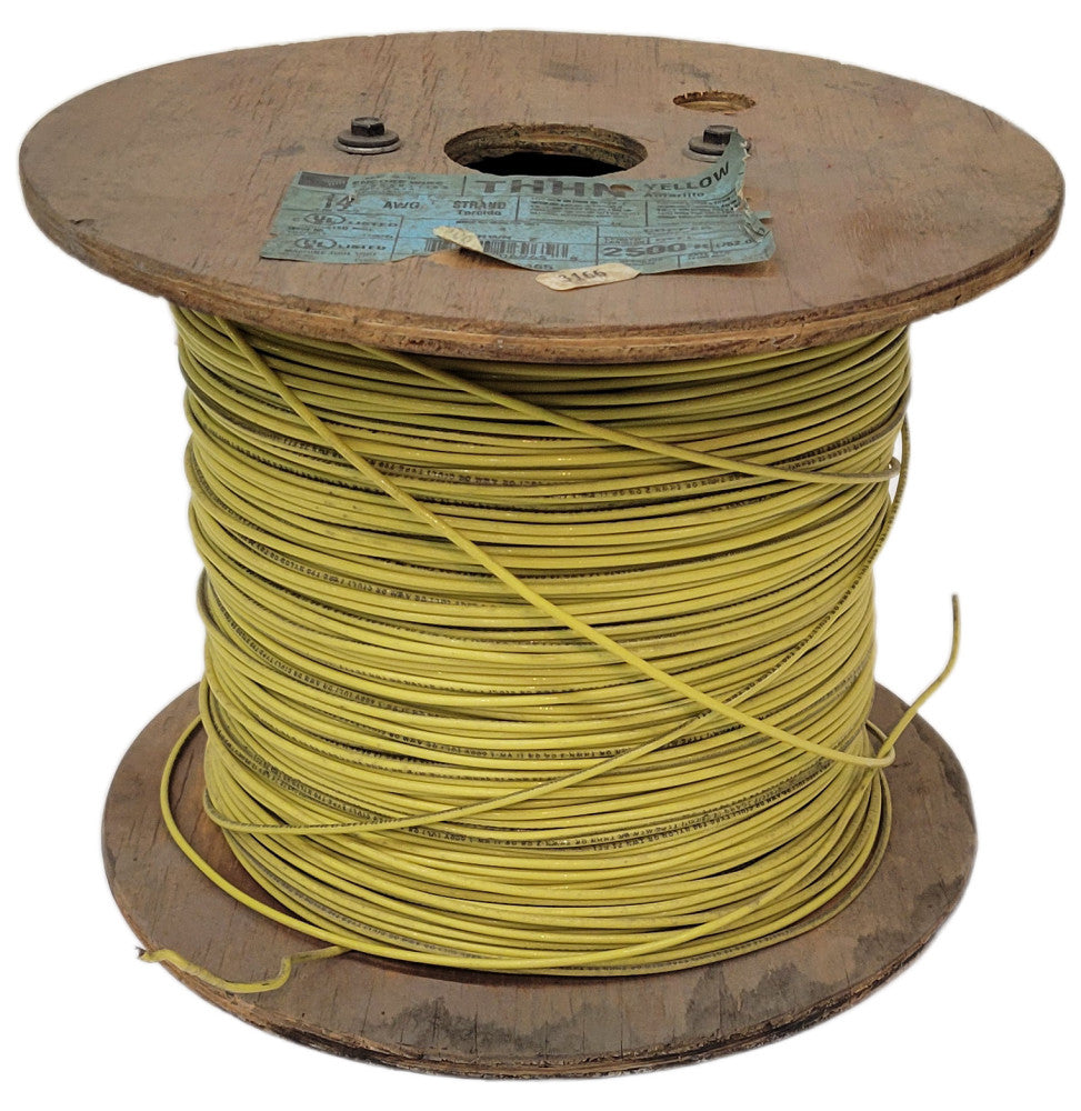ENCORE WIRE THHN 14AWG COPPER WIRE REEL APPROX 1800' 0.015" INSULATION THICKNESS