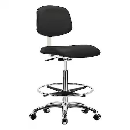 Zoro Select Br-Clr-Vhbch-Cr-Cf-Cc-8540 Clean Room Chair Ergonomic Chair,