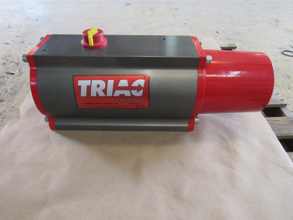 TRIAC 2R2500SR SPRING RETURN SCOTCH YOKE ACTUATOR DOUBLE TRAVEL STOPS NEW !!