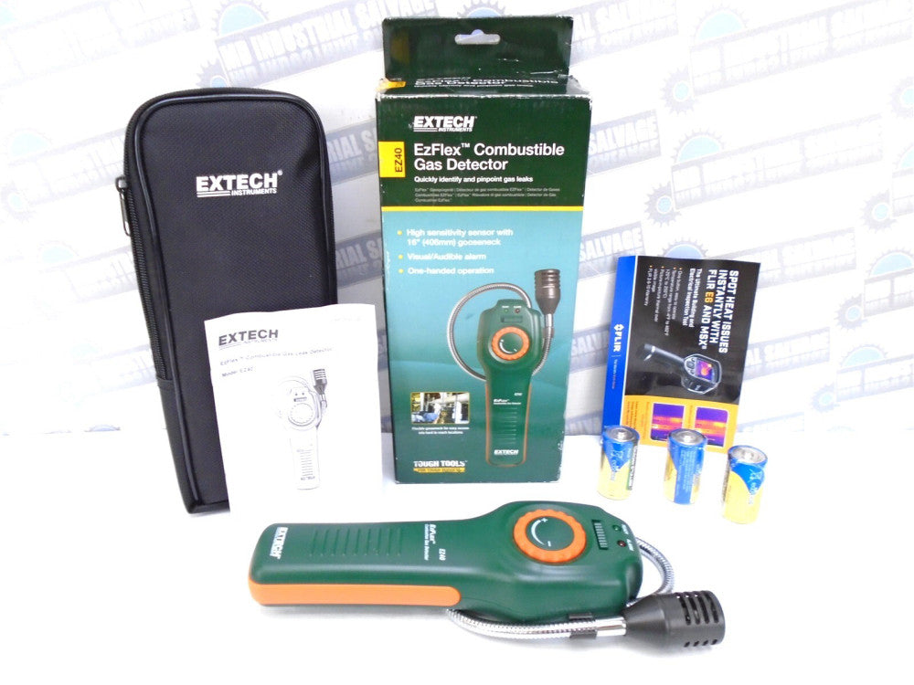 EXTECH - EZ40 - EzFlex COMBUSTIBLE GAS DETECTOR - Visible & Audible (NEW in BOX)