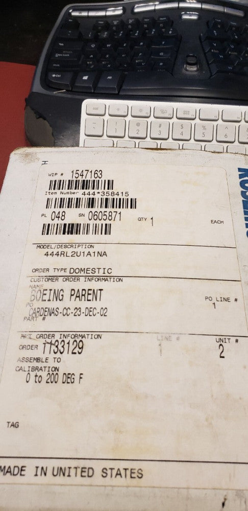 NEW Rosemount 444RL2U1A1NA Temperature Transmitter  ( B1-5C)