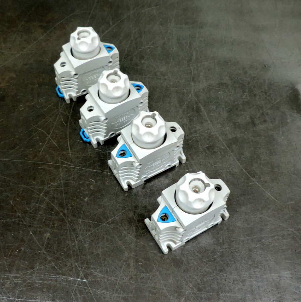 Wohner VDE 0636 Fuse Holder Fuse Base Replacement 25A 500V Lot of Four (4)
