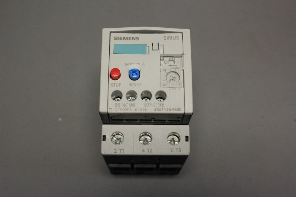 SIEMENS  3RU1136-4EB0 OVERLOAD RELAY 22-32 AMP