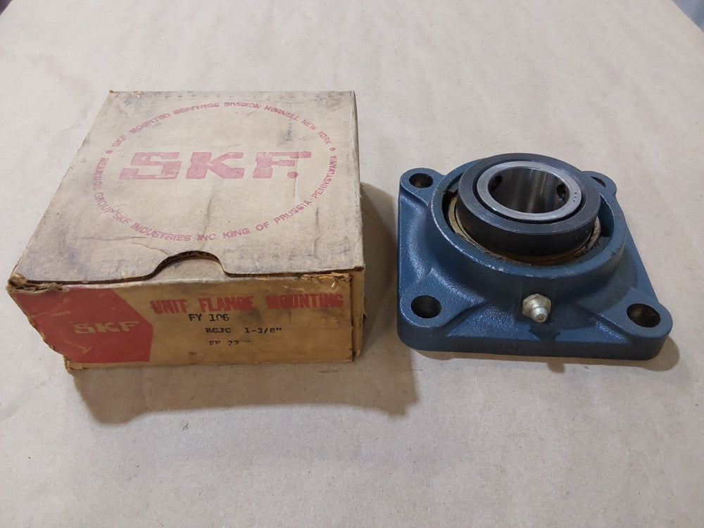 SKF FY-106 Flanged Mount Ball Bearing 1-3/8 
