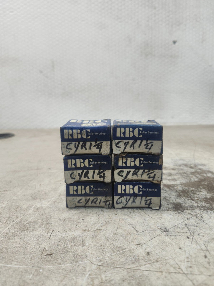 NEW IN BOX LOT OF 6 RBC BALL BEARING  CYR 1-1/4