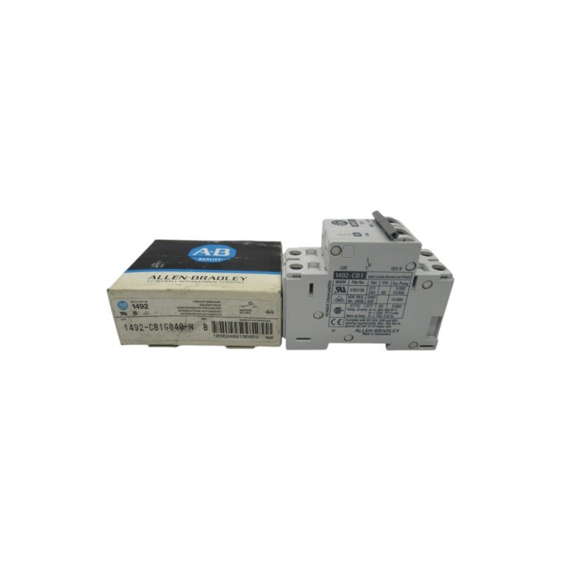 ALLEN BRADLEY 1492-CB1G040-N SER. B 277VAC 4A (BK/BL) NSMP