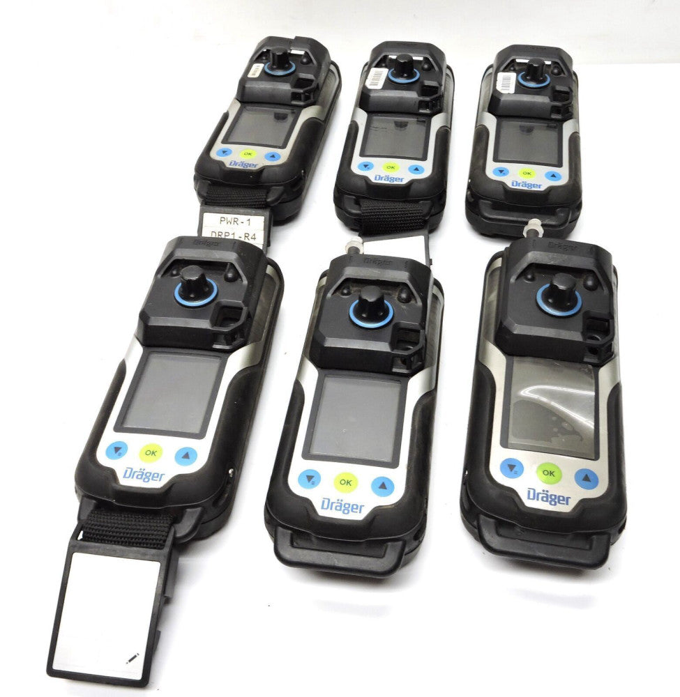 (Lot of 6) - Drager X-AM 8000 Multi-Gas Detector 8325800
