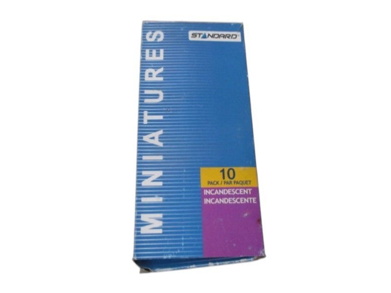 LOT OF 10 STANDARD 2233 INCANDESCENT MINIATURES NSMP