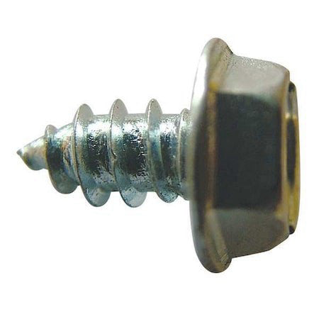 Zoro Select U28100.013.0050 Sheet Metal Screw, #6 X 1/2 In, Zinc Plated Steel